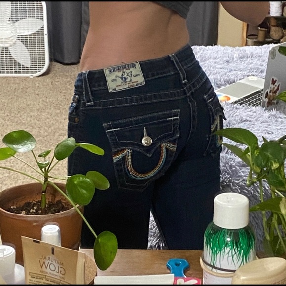 Size 25x30(or31) True Religion Stella Big T Skinnies - Picture 4 of 5